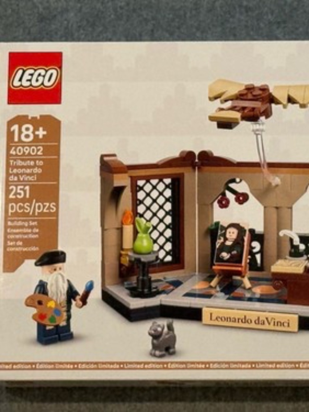 LEGO "Tribute to Leonardo da Vinci” 40902 Unopened